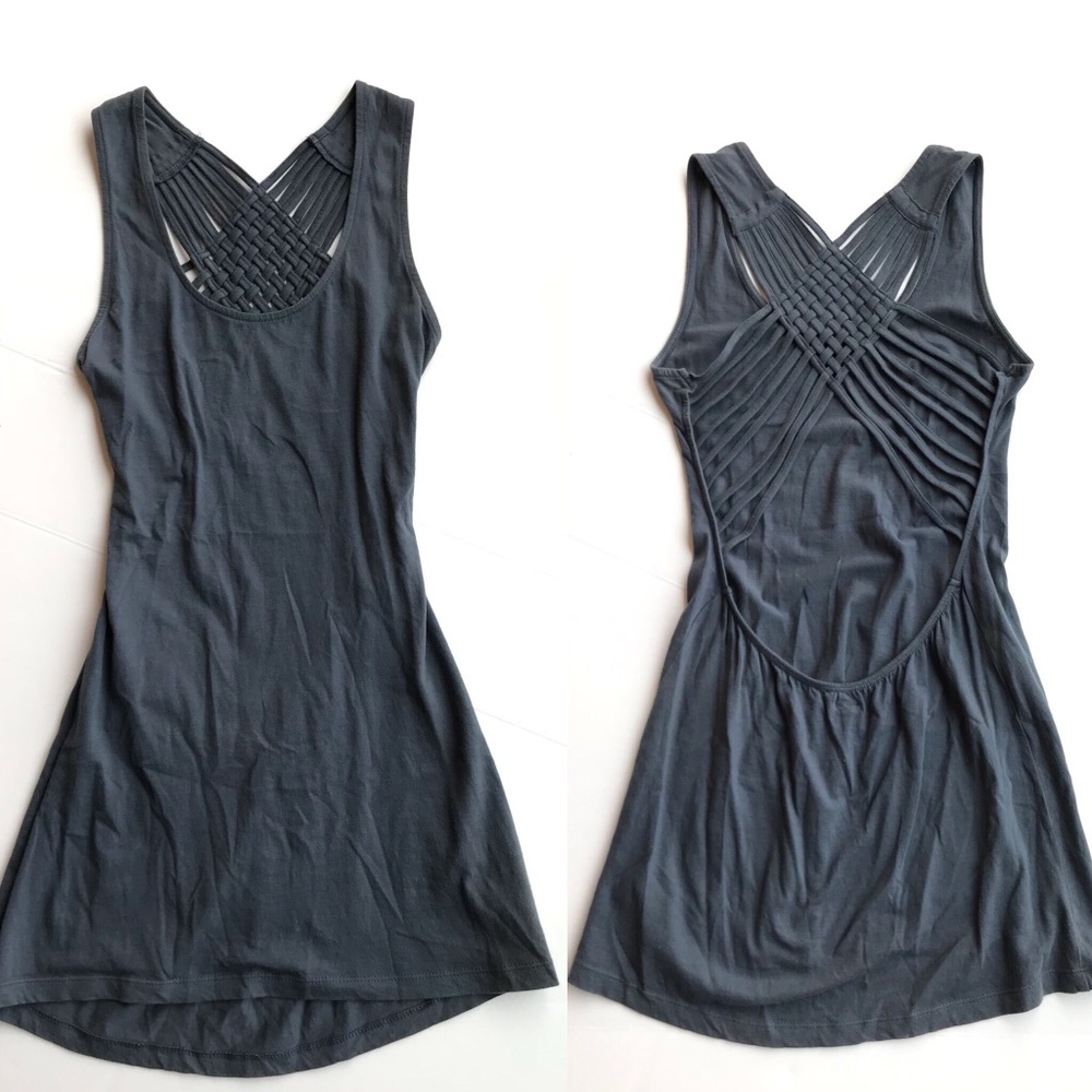Free People Backless Woven Tank